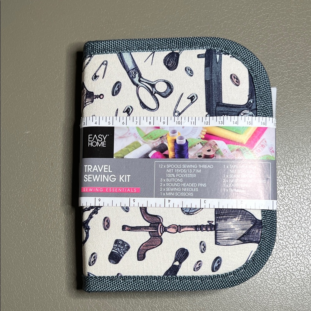 Easy Home Travel Sewing Kit - White and Black